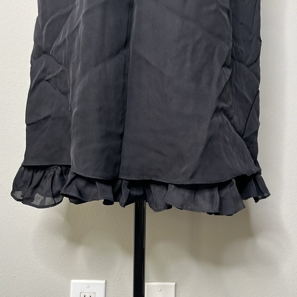 Alice + Olivia 100% Silk Trapeze Embellished Dress Black Size Small NWOT! - Picture 7 of 14